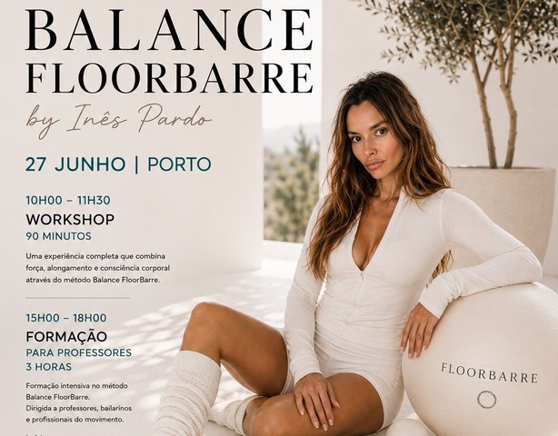 Balance FloorBarre Aula Workshop + Formação de Professores