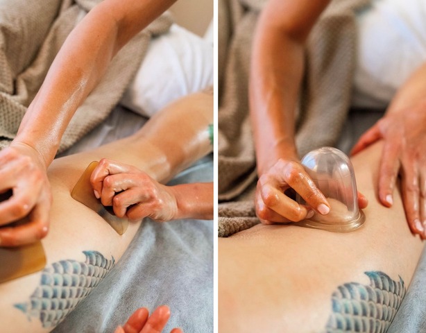Massagem anti-celulite e cupping (75m)